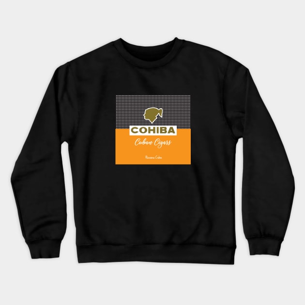 Cuban Cigars brand Crewneck Sweatshirt by DavidLoblaw